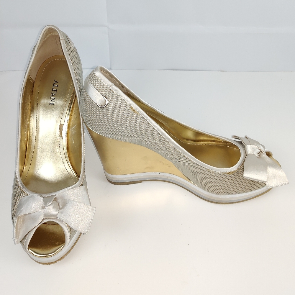 Brand New Alfani Peep Toe Heels Sz 9 Soft Girl Preppy Party Going Out Summer
